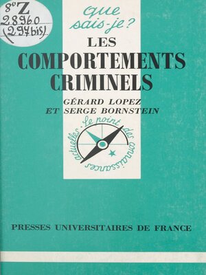 cover image of Les comportements criminels